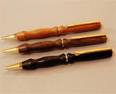 Twig Vases in Spalted Beech: 6 inches (L); 4.5 inches (R)